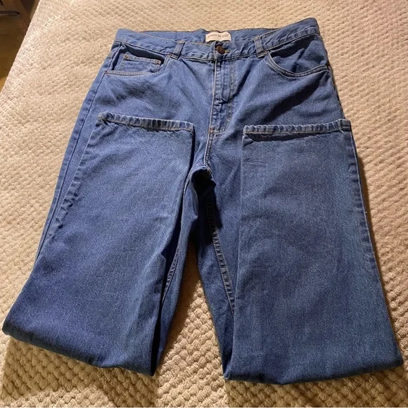 John Blair Jeans Adult 34 Blue Straight Leg Mens Casual 34x32 Cotton - Picture 12 of 16